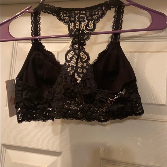 (2) Xhilaration Push up Racerback Lace Bralette BK - Picture 8 of 8